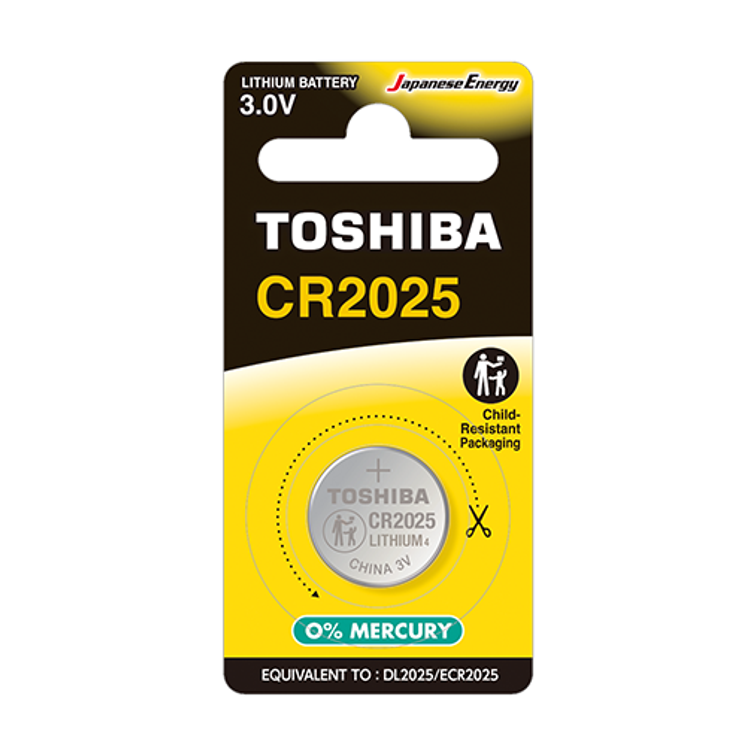 Toshiba 3V (0,25 x 2,0 cm)