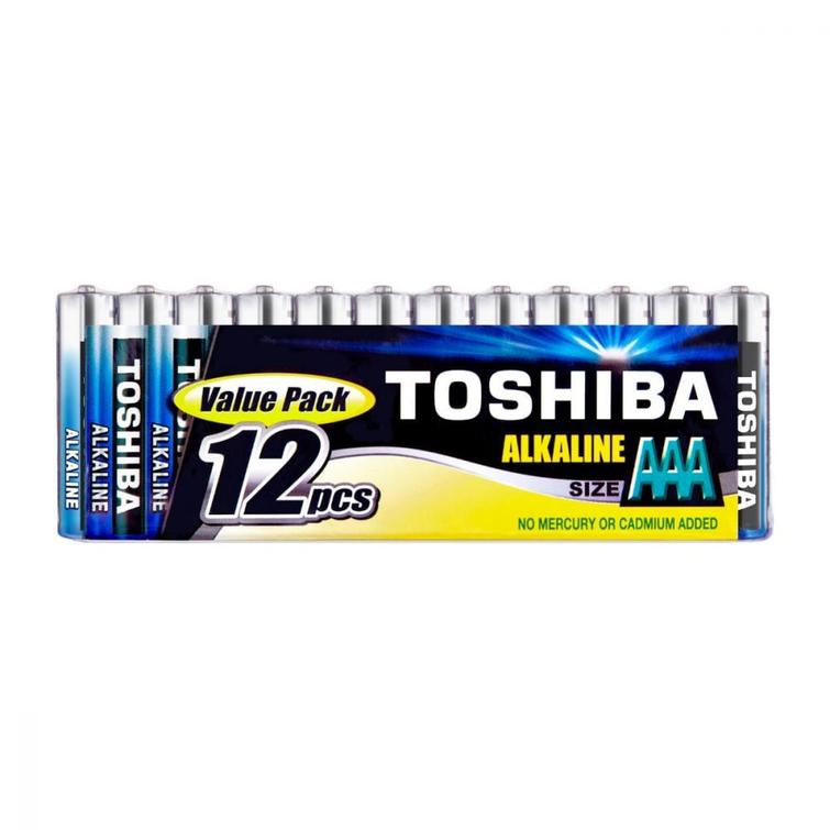 Toshiba Alkaliparisto High Power AAA sormi 1,5V 12kpl blister