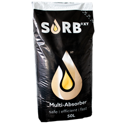 SORB®XT ORGAANINEN ÖLJYNIMEYTYSAINE JA MULTI IMEYTYSYAINE 50L säkki