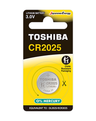 Toshiba 3V (0,25 x 2,0 cm)